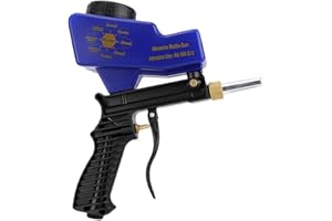 KIMISS Zestaw Pistoletu do Piaskowania, Soda Blaster, Piaskarka do Czyszczenia Rdzy, Brudu, Usuwania Farby, Trawienia Szkła Projekty DIY, do Piaskowania, Projekty DIY, Usuwa farbę, Plamy