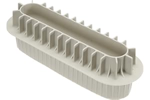 Silikomart 20.404.13.0065 Moule en Silicone Insert BUCHE, Gris Clair, 220X50 H 40 MM