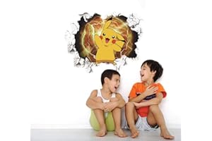 JUNBAOYYDS Stickers Muraux Enfants, Vinyle étanche Stickers, Muraux Autocollant Sticker Mural 3D, Cartoon Autocollant (9499)