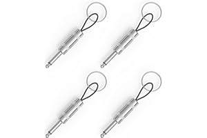 Tixexo Soporte para llaves de pared, Jack Rack 2.0 JCM800 para diapasón de guitarra, 4 ganchos para llaves