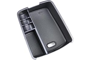 FEILIVCI Replacement Spare Parts for Opel for Grandland 2017-2021, Storage Box for Car Armrest, Storage Container for Centre Console, Armrest