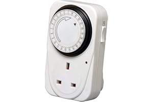 MR. GADGET SOLUTION® 7 Day Programmable Mechanical Timer Switch for Mains Plug