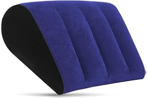 Prosixtoy Cuscino Supporto Lombare-Cuscino per Gambe Dormire Cuscino da Viaggio Gonfiabile Neck Pillow-Materassino Campeggio Cuneo Cuscini Schienale Divano Cuscino Ginocchia Cuscino Posturale(blu)