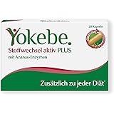 Yokebe Plus Stoffwechsel aktiv - Stoffwechselkapseln mit Vitamin-B-Komplex und hochwertigen Ananas-Enzymen zur Unterstützung 