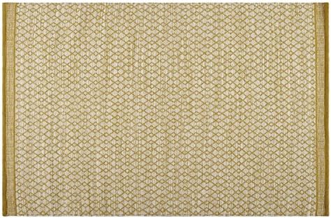 Creative Carpets Kilim Rug, wool, Yellow, 80 x 120 x 3 cm