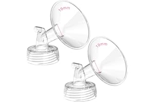 Luxemum Breast Pump Parts for Spectra S1 S2 9 Plus, Replacement Parts inclued 2X 19mm Flanges, Not Original Spectra S2 Accessories