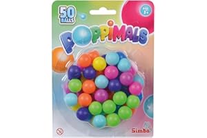 Simba - Poppimals - Recharge de 50 Balles pour Eléphant Lanceur Poppimals - Jouet pour Enfants - Dès 3 Ans - 105953084S12