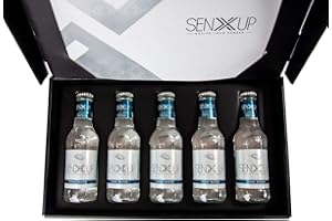 SENXUP EXCITE YOUR SENSES SENXUP Tonic Water in Vetro da 200 ml - Premium Mixer - Emotional Box da 5 Bottiglie