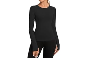 Rapbin Women's Gym Tops Workout Running Yoga Sports Shirts Short Sleeve Athletic Exercise Quick Dry Breathable T-Shirt