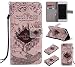 Produktbild Nancen Compatible with Handyhülle iPhone 7 Plus iPhone 8 Plus (5,5 Zoll) Hülle/Handyhülle, Painted Retro PU Leder Tasche Schutzhülle Case [Alte Schloss]