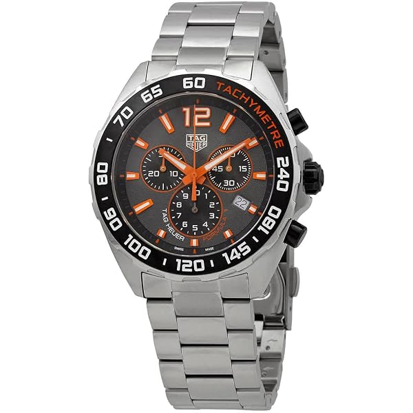 Tag Heuer Formula 1 Chronograph Automatic CAZ2010.FT8024 – Orologio Uomo In Acciaio Con Cinturino In Gomma, 44 Mm, Movimento Automatico