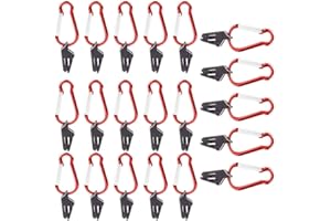 TADPOLEZ 20 Piezas Clips De Toldo,Clips para Lonas De Tienda De Campaña Abrazaderas para Toldos Clip De Tienda Accesorios para Tiendas De Campaña para Toldos, Carpas, Jardinería, Cámping