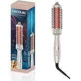 Cecotec Thermal Brush Straightener and Tip Shaper with Infrared and Ionic Technology InstantCare ThermoGlow. 70W, 5 Temperatu