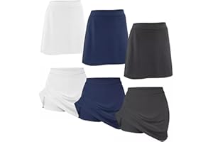 ATHLETIC SPORTSWEAR Ragazze Skort 2-in-1 Pantaloncini Tennis Gonna Active Gymnastic Scuola PE Sport Shorts