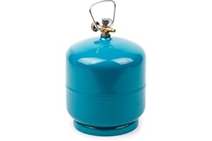 BFG Bombola di Gas Propano Butano, da Riempire, Disponibile in Diverse Dimensioni 3 kg, Cilindro di Proprietà, Nuovo, Non Riempito