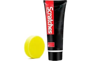 AFGQIANG Nettoyeur de rayures pour dessus de cuisinière, multifonction pour plaque de cuisson, vitrocéramique, réparation des rayures de peinture de voiture, 100 ml, avec éponge