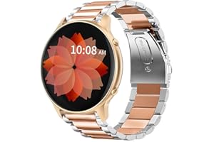 Blueshaweu Onetuo Armband Kompatibel mit TUYOMA Smartwatch 1.28", Classic Edelstahl Uhrenarmband für TUYOMA LW36 Smartwatch