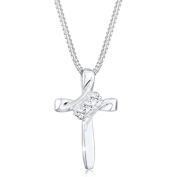 Collana Argento 925 Con Croce - Tuscany Silver - Regolabile 41-46 Cm - Gioiello Elegante E Ipoallergenico, Perfetto Per Ogni Occasione