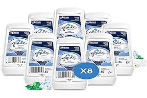 Glade® Gel Longue Durée Clean Linen - Infusé Aux Huiles Essentielles - Lot de 8