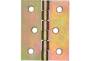 KOTARBAU® Bisagra de acero inoxidable para muebles, 50 x 40 mm, 1 UNIDAD, Bisagra de libro, Conectores de bisagras, Bisagra plegable de doble hoja, Bisagra multiuso para cajas de madera, Galvanizada