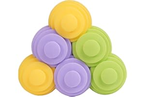 WUKEMAOYI 6 Stück Waschball für Waschmaschine, Dryer Balls Trocknerbälle für Wäschetrockner Bälle, wiederverwendbare Gummi Wäschebälle Waschkugel Waschbälle für Waschmaschine & Trocknerball(5,5cm)