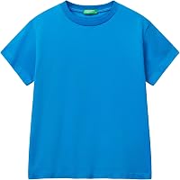 United Colors Of Benetton Jungen T-Shirt – Aus Bio-Baumwolle, Kurzärmlig, Mit Coolem Aufdruck