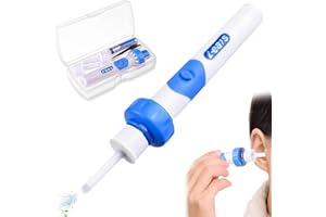 TAIMEIMAO Pulisci Orecchie Elettrico, Aspira Cerume Professionale, Pulisci Orecchie Cerume, Con 2 Teste di Ricambio in Silicone, per la Rimozione Della Cera Dell'Orecchio, per Adulti, Bambini