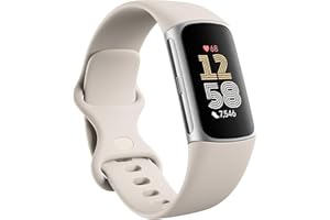 Fitbit Charge 6 Activity Tracker Heart Rate Monitoring, 7-Day Battery, Integrated Google Apps, Maps &amp; Wallet, in-Depth Health Insights, Activity &amp; Sleep Analysis, Porcelain/Silver Aluminium4.3 out of 5 stars 1,022AED 602.52