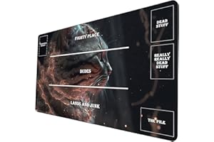 DYETEE Brettspiel TCG Spielmatte – Sternenhimmel MTG Spielmatte – auch ideal als Mauspad 471 mit Zonen