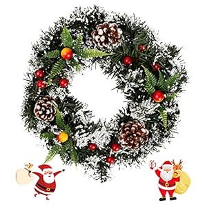 Cozlly Corona de Navidad 30cm,
