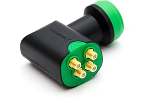 Premium X LNB GDQ Quattro Digital 0,1 dB für Sat Multischalter Full HD Sat Empfangs Kopf 3D UltraHD 4K