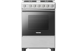 TOSHIBA 60x60cm 4-Burner Gas Cooker with Flame Failure Protection, 70L Oven, Sliver with Rose Gold Decoration Design, RB2-60G4GE(MR)