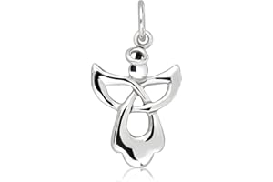 W | S WITHLOVE SILVER WithLoveSilver Argent Sterling 925 Ange Gardien Pendentif Celtique