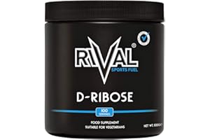 RIVAL SPORTS FUEL D-RIBOSE 100% Pure 500g tub Great for ATP Energy Levels and CFS Non GMO