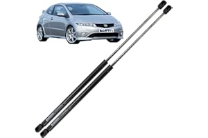 BIAREN 2x Rear Tailgate Boot Gas Struts For Honda Civic Mk8 (2005-2011) Lift Support System 465 (N) 640 MM 74820SMGE03