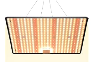 DragonLight 2024 Neueste HW3000 Pflanzenlampe LED Vollspektrum, Groß LED Grow Lampe 504 Dioden mit 3-Meter-Kabel für Gewächshaus und Zimmerpflanzen Gemüse und Blumenanbau für Growzelt 60x60cm 90x90cm