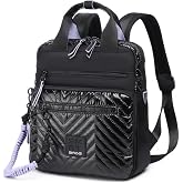 Smart Bags Parlak Kumaş K&uuml;&ccedil;&uuml;k Boy Askılı Kadın Sırt &Ccedil;antası 3250 Siyah Lila