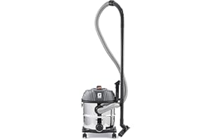 GEEPAS Wet & Dry Vacuum Cleaner 240V | 20L Iron Tank 19Kpa Suction HEPA Filter 4.5m Cable Portable Cord Storage | Powerful Blow Function for Car Garage Workshop Cleaning Carpet | 2 Year Warranty 1400W