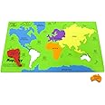 Imagimake Mapology Continents - Educational Toy and Learning Aid for Boys and Girls - Map Puzzle, Kid