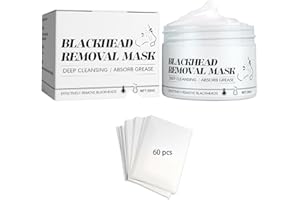 liuchanghe Blackhead Remover, Patchs Anti Points Noirs, Décapant Masque pour Pores Nettoyant Masque Nasal, Nettoyant pour les Pores Du Visage Masque Purifiant