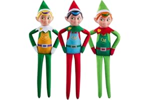 THE ELF ON THE SHELF Elf Mates Triple Pack – Kindness, Cheer, and Love – Official Elf on the Shelf Companions for Holiday Fun – Scout Elf Friends – Includes 3 Plush Elves