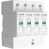 Surge Discharger, Three-Phase Surge Protector, Surge Protection Device, House Surge Protector, 4P 40KA