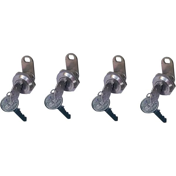 Delcot® Stainless Steel Canopy Door Lock with Key Set Replacement