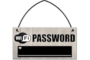 Demiawaking Wifi Mot De Passe À Suspendre Pancarte Tableau Tableau Noir Cadeau De Pendaison Home Internet Signal Plaque Décor