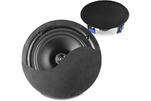 Power Dynamics NCBT5B - Lot de 2 Haut-Parleurs de Plafond Bluetooth - Noir, 5,25 Pouces, 40 Watts, Design Élégant, Enceintes Public Address, Idéal pour Les Bars, Magasins, Restaurants…