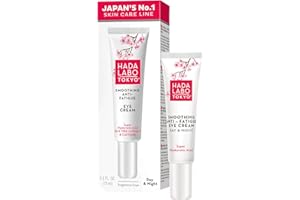 Hada Labo Tokyo Crème contour des yeux anti-fatigue blanche pour le jour et la nuit, acide hyaluronique, hydratant sous les yeux
