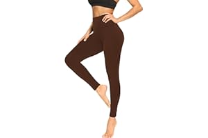 MOREFEEL High Waist Leggings Damen Elastische Blickdicht Leggins Weiche Sporthose für Yoga Fitness Sport Gym