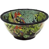 Assiette Creuse MelARTmine Jungle 20cm - Vaisselle Mélamine Quasi-Incassable Les Jardins De La Comtesse
