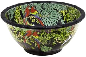 Les Jardins de la Comtesse - Cuenco de melamina pura - Selva - Ø 15 cm - Servicio de mesa - Colección de vajilla cuasi irrompible MelARTmine
