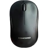 CONCORD Wireless Kablosuz 3D Mouse (Siyah)